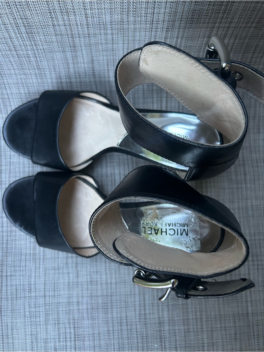 Michael Kors Ankle-Strap High Heel Sandals Shoes Size 6 - Picture 4 of 7